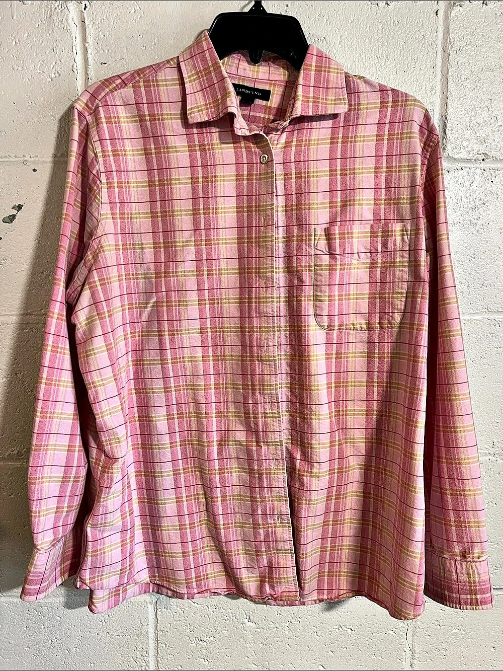 Lands' End 100% Cotton Button Down